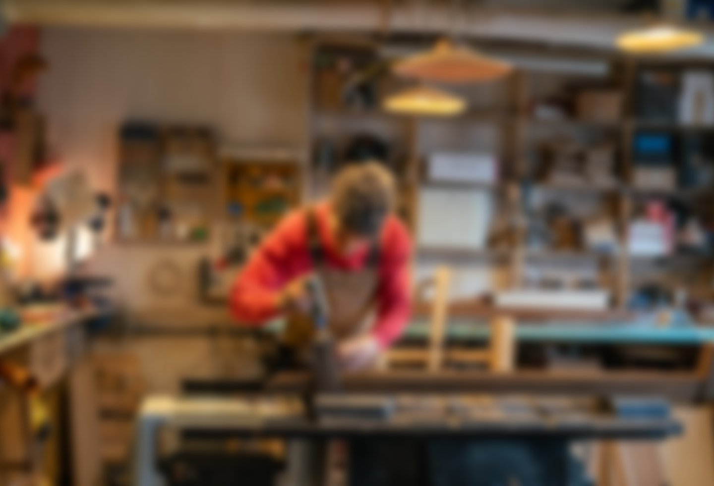 Barista with Coffee Shop